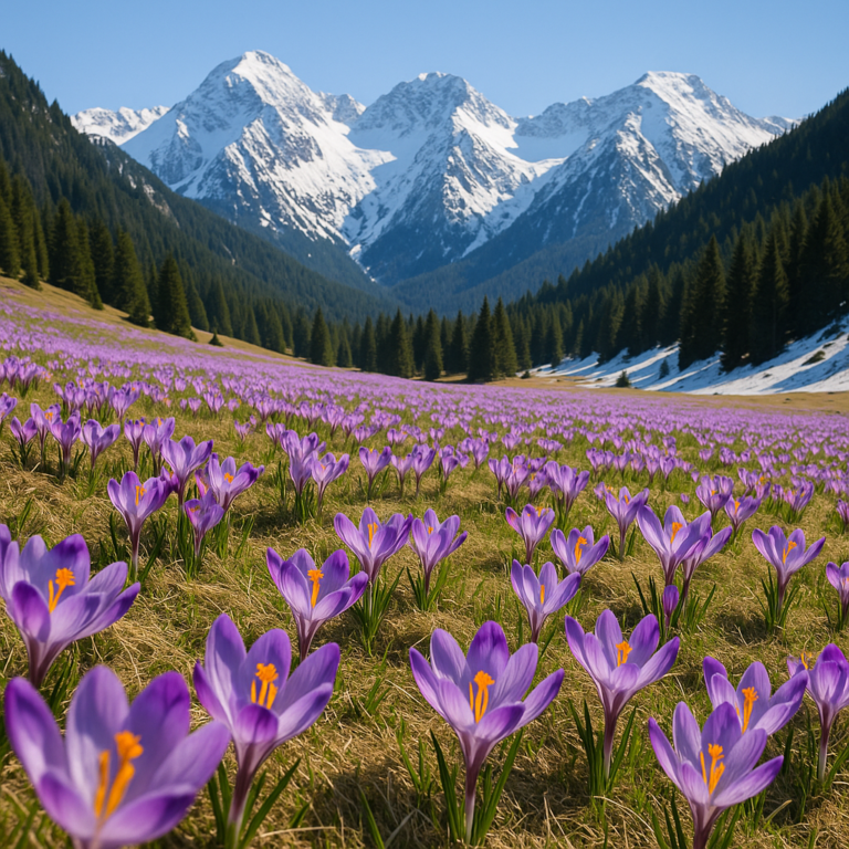 Krokusy w Tatrach i nie tylko: Gdzie i kiedy szukać pierwszych oznak wiosny?